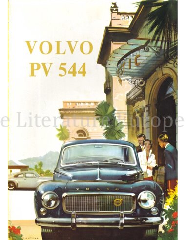 1960 VOLVO PV 544 BROCHURE NEDERLANDS