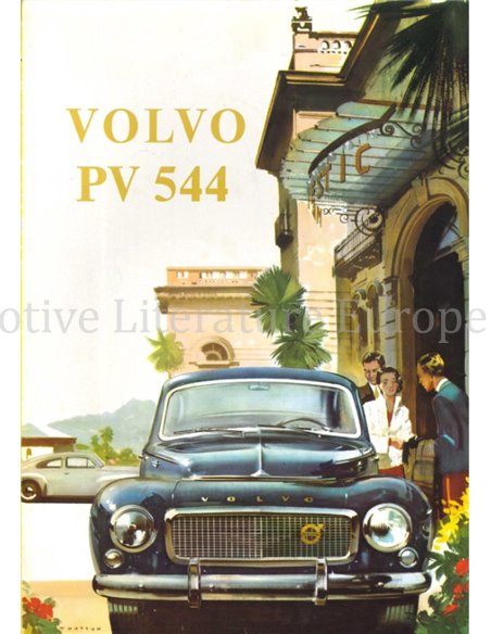 1960 VOLVO PV 544 BROCHURE NEDERLANDS