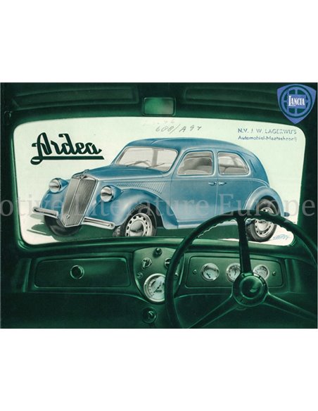 1938 LANCIA ARDEA BROCHURE FRENCH
