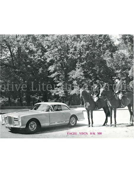 1961 FACEL VEGA HK 500 PROSPEKT ENGELS