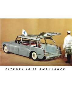 1960 CITROEN ID 19 AMBULANCE BROCHURE DUTCH