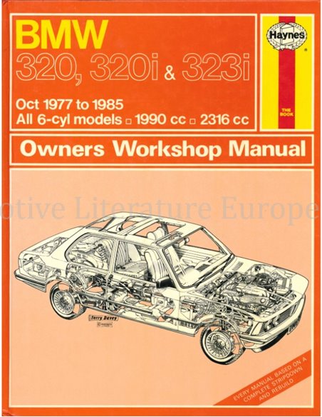 1975 - 1985 BMW 3 SERIE HAYNES VRAAGBAAK ENGELS