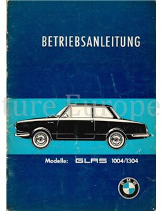 1966 GLAS 1004 / 1304 OWNERS MANUAL GERMAN