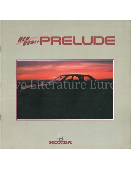 1983 HONDA PRELUDE PROSPEKT JAPANISCH