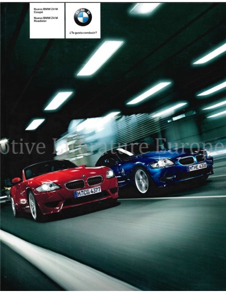 2006 BMW Z4 M ROADSTER COUPÉ BROCHURE SPAANS