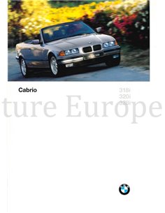 1996 BMW 3 SERIE CABRIOLET BROCHURE DUITS