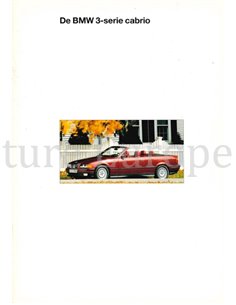 1994 BMW 3ER CABRIOLET PROSPEKT NIEDERLÄNDISCH