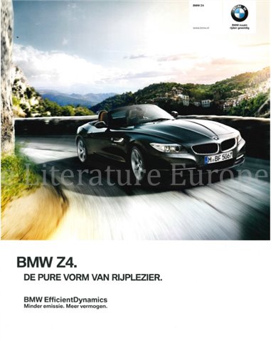 2013 BMW Z4 ROADSTER BROCHURE NEDERLANDS