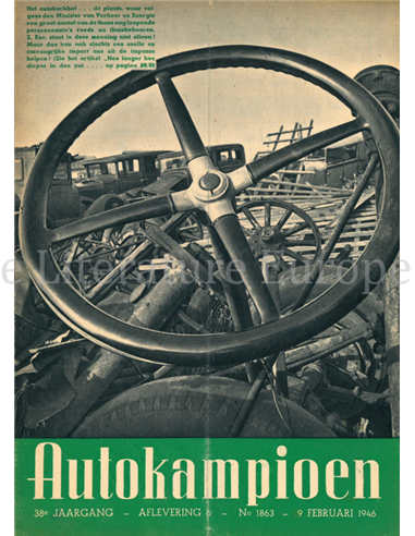 1946 AUTOKAMPIOEN MAGAZINE 6 DUTCH