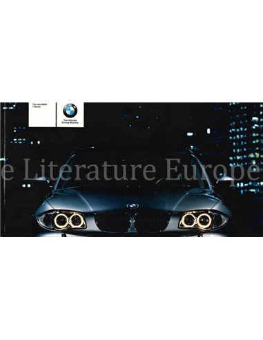 2004 BMW 1 SERIES BROCHURE ENGLSIH