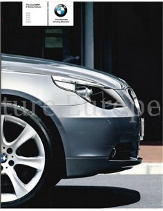 2003 BMW 5ER LIMOUSINE PROSPEKT ENGLISCH