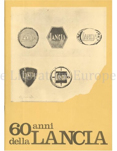 1967 60 ANNI DELLA LANCIA PROSPEKT ITALIENISCH