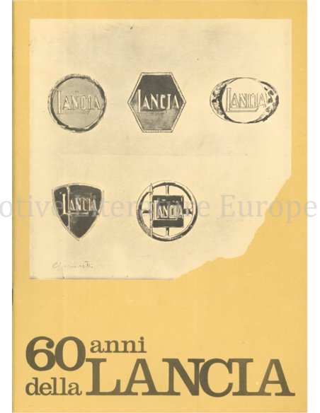 1967 60 ANNI DELLA LANCIA BROCHURE ITALIAN