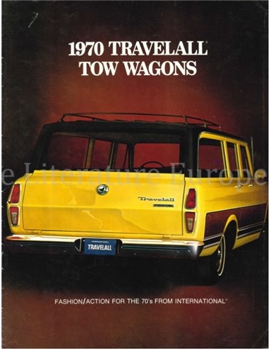 1970 INTERNATIONAL TRAVELALL TOW WAGONS PROSPEKT ENGLISCH (USA)