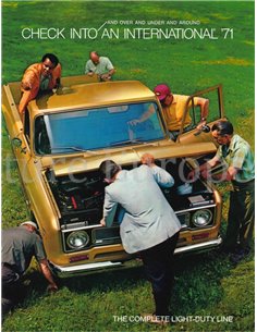 1971 INTERNATIONAL LIGHT DUTY BROCHURE ENGELS (USA)