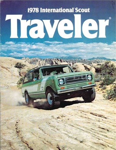 1978 INTERNATIONAL SCOUT TRAVELER BROCHURE ENGLISH (US)