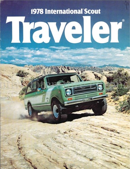 1976 INTERNATIONAL SCOUT TRAVELER BROCHURE ENGELS (USA)