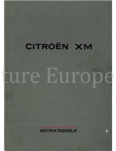 1989 CITROËN XM OWNERS MANUAL DUTCH
