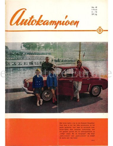 1960 AUTOKAMPIOEN MAGAZIN 49 NIEDERLÄNDISCH