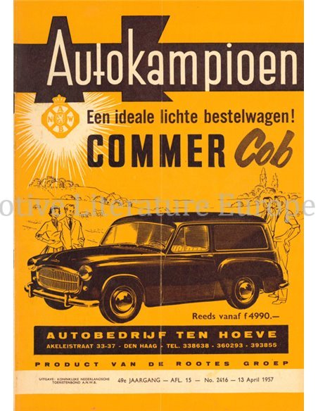 1957 AUTOKAMPIOEN MAGAZINE 15 NEDERLANDS