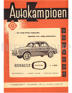 1957 AUTOKAMPIOEN MAGAZIN 14 NIEDERLÄNDISCH