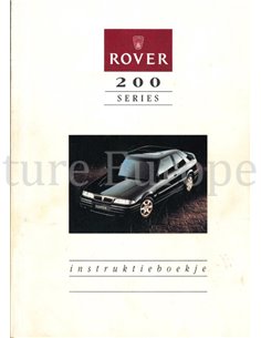 1993 ROVER 200 OWNERS MANUAL DUTCH