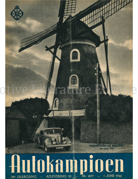 1946 AUTOKAMPIOEN MAGAZINE 20 DUTCH