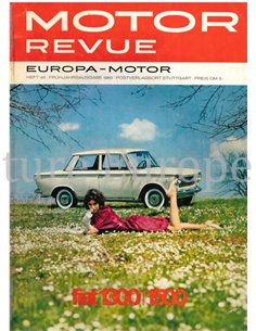 1963 MOTOR REVUE JAHRBUCH 45 DEUTSCH