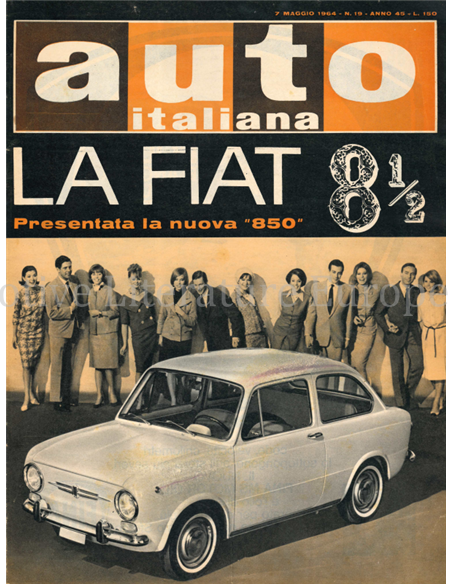 1964 AUTO ITALIANA MAGAZINE 19 ITALIAANS