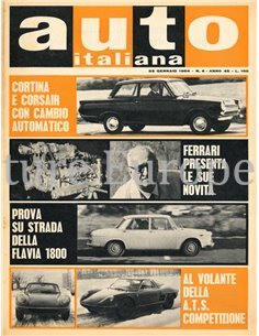1964 AUTO ITALIANA MAGAZINE 04 ITALIAANS