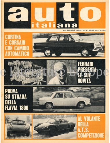 1964 AUTO ITALIANA MAGAZINE 04 ITALIAANS