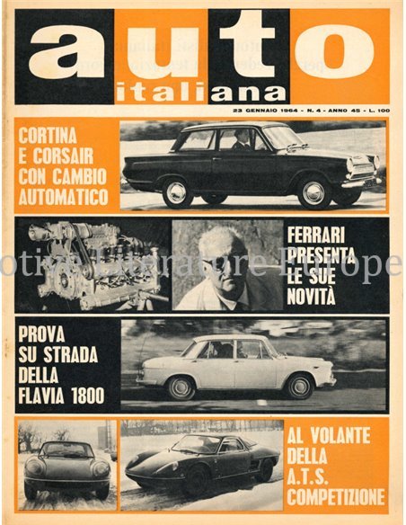 1964 AUTO ITALIANA MAGAZIN 04 ITALIENISCH