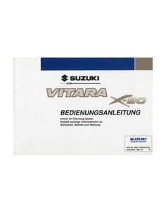 1995 SUZUKI VITARA X-90 INSTRUCTIEBOEKJE DUITS