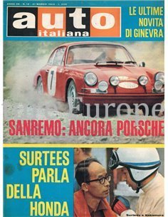 1968 AUTO ITALIANA MAGAZINE 12 ITALIAN