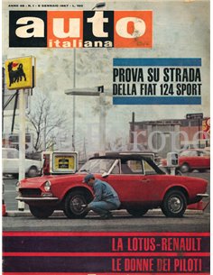 1967 AUTO ITALIANA MAGAZIN 01 ITALIENISCH