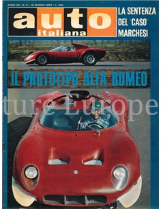 1967 AUTO ITALIANA MAGAZINE 11 ITALIAN