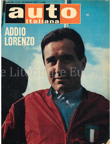 1967 AUTO ITALIANA MAGAZIN 21 ITALIENISCH