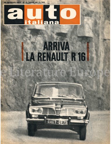 1965 AUTO ITALIANA MAGAZINE 04 ITALIAANS