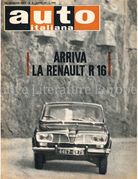 1965 AUTO ITALIANA MAGAZIN 04 ITALIENISCH