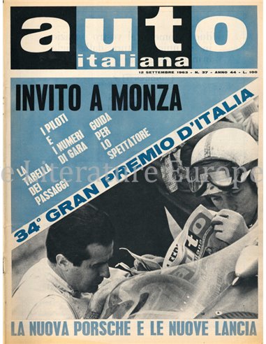 1963 AUTO ITALIANA MAGAZINE 37 ITALIAANS