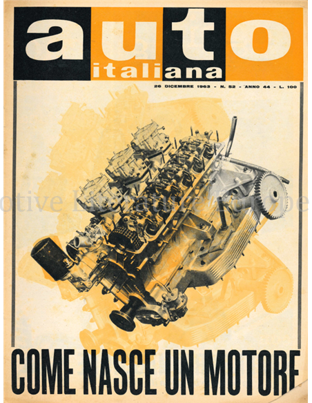 1963 AUTO ITALIANA MAGAZINE 52 ITALIAANS