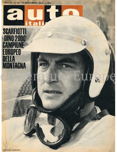 1965 AUTO ITALIANA MAGAZIN 39 ITALIENISCH