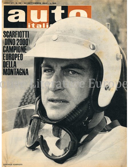 1965 AUTO ITALIANA MAGAZINE 39 ITALIAN