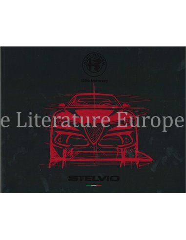 2020 ALFA ROMEO STELVIO 110TH ANNIVERSARY BROCHURE DUITS