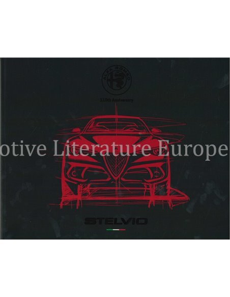 2020 ALFA ROMEO STELVIO 110TH ANNIVERSARY BROCHURE GERMAN