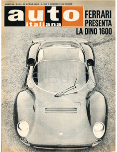 1965 AUTO ITALIANA MAGAZINE 16 ITALIAANS