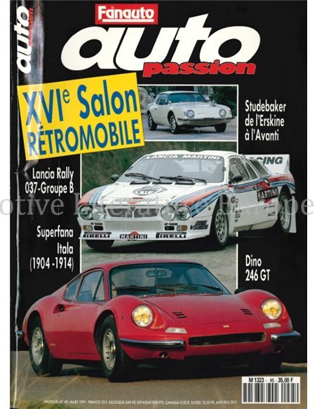 1991 AUTO PASSION TIJDSCHRIFT 45 FRANS