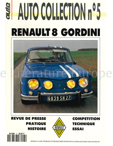 1992 AUTO COLLECTION MAGAZINE 05 FRENCH