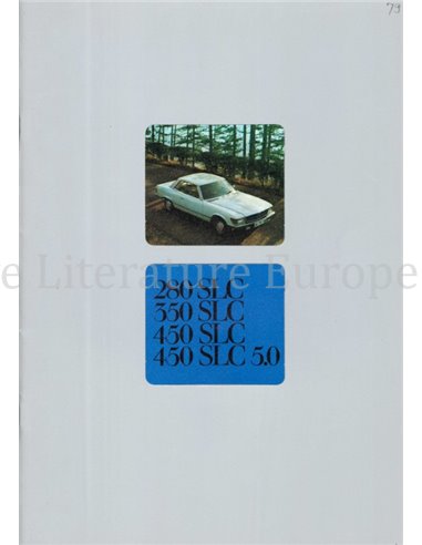 1979 MERCEDES BENZ SLC PROSPEKT NIEDERLÄNDISCH