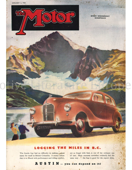 1951 THE MOTOR MAGAZIN 2551 ENGLISH